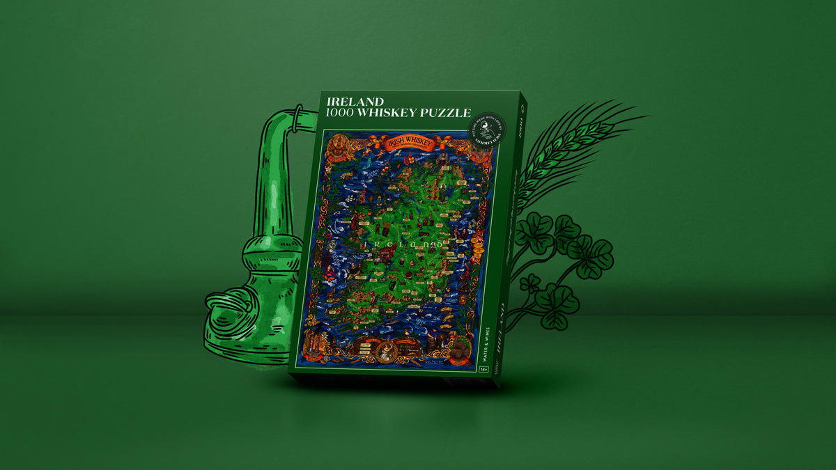 Water & Wines Irland, Whiskey Puzzle 1000 Palan Palapeli