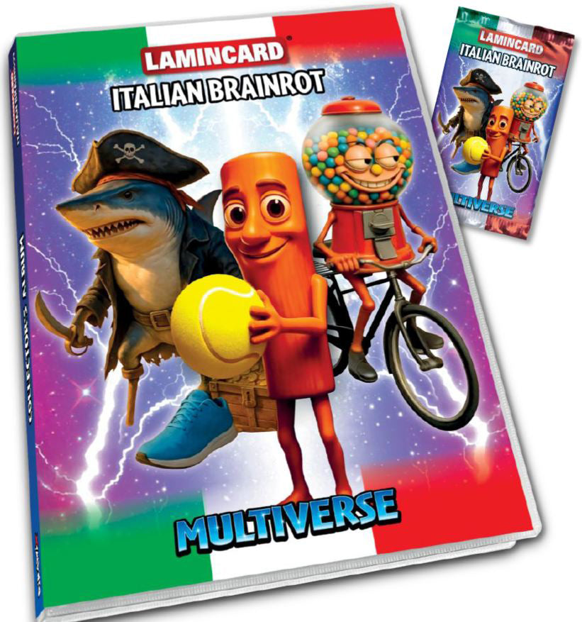 Italian Brainrot Multiverse Albumi Ja Korttipakka