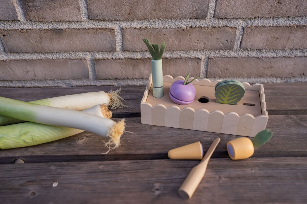 Jabadabado Leikkiruoka Puiset Leikattavat Vihannekset