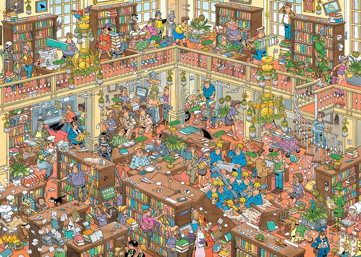 Jan Van Haasteren The Library Palapeli 500 XL Palaa