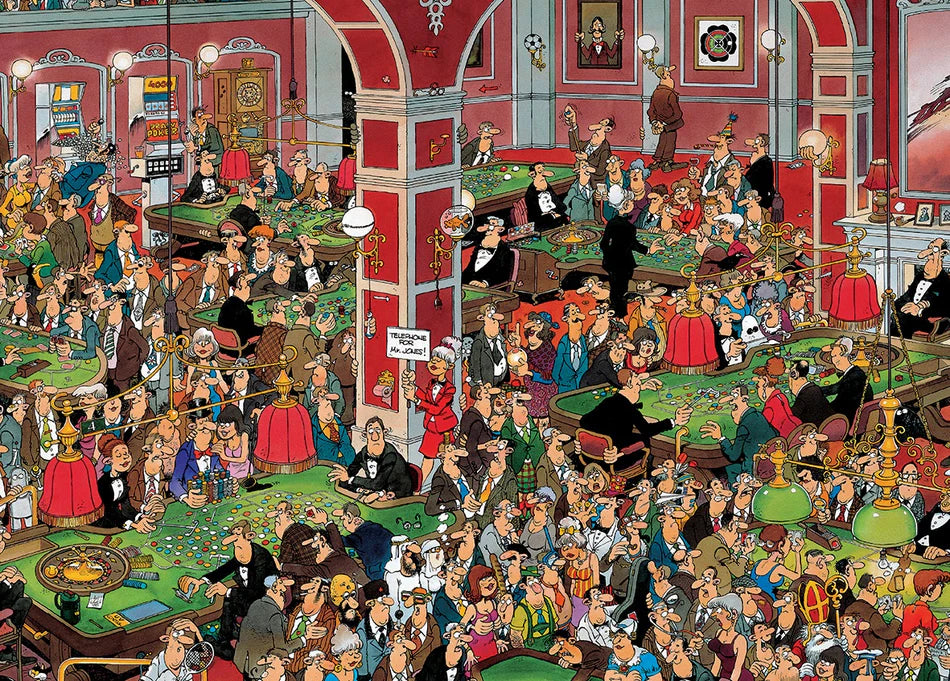 Jan van Haasteren 1000 Palan Palapeli Crazy Casino