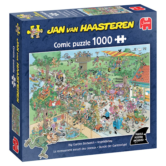 Jan van Haasteren Big Garden Birdwatch 1000 Palan Palapeli