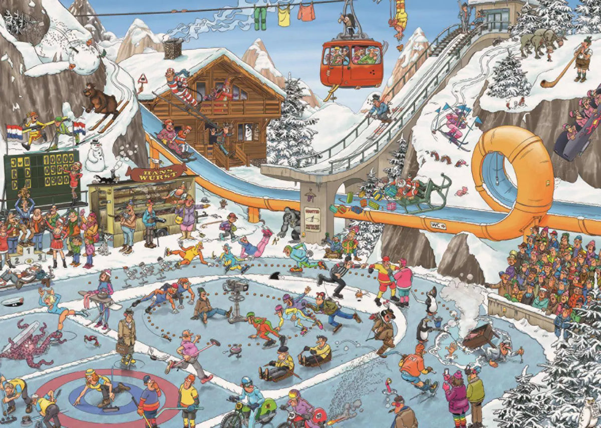 Jan van Haasteren The Winter Games 1000 Palan Palapeli