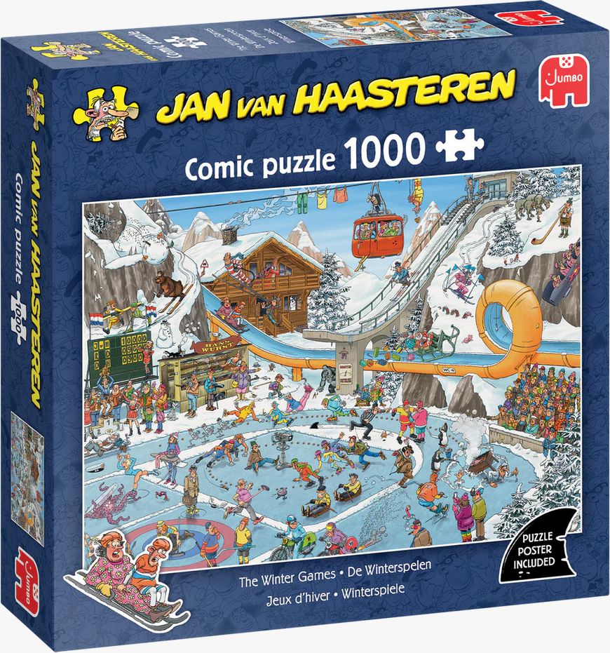 Jan van Haasteren The Winter Games 1000 Palan Palapeli