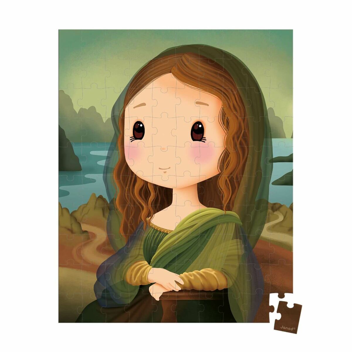 Janod 100 Palan Palapeli Mona Lisa