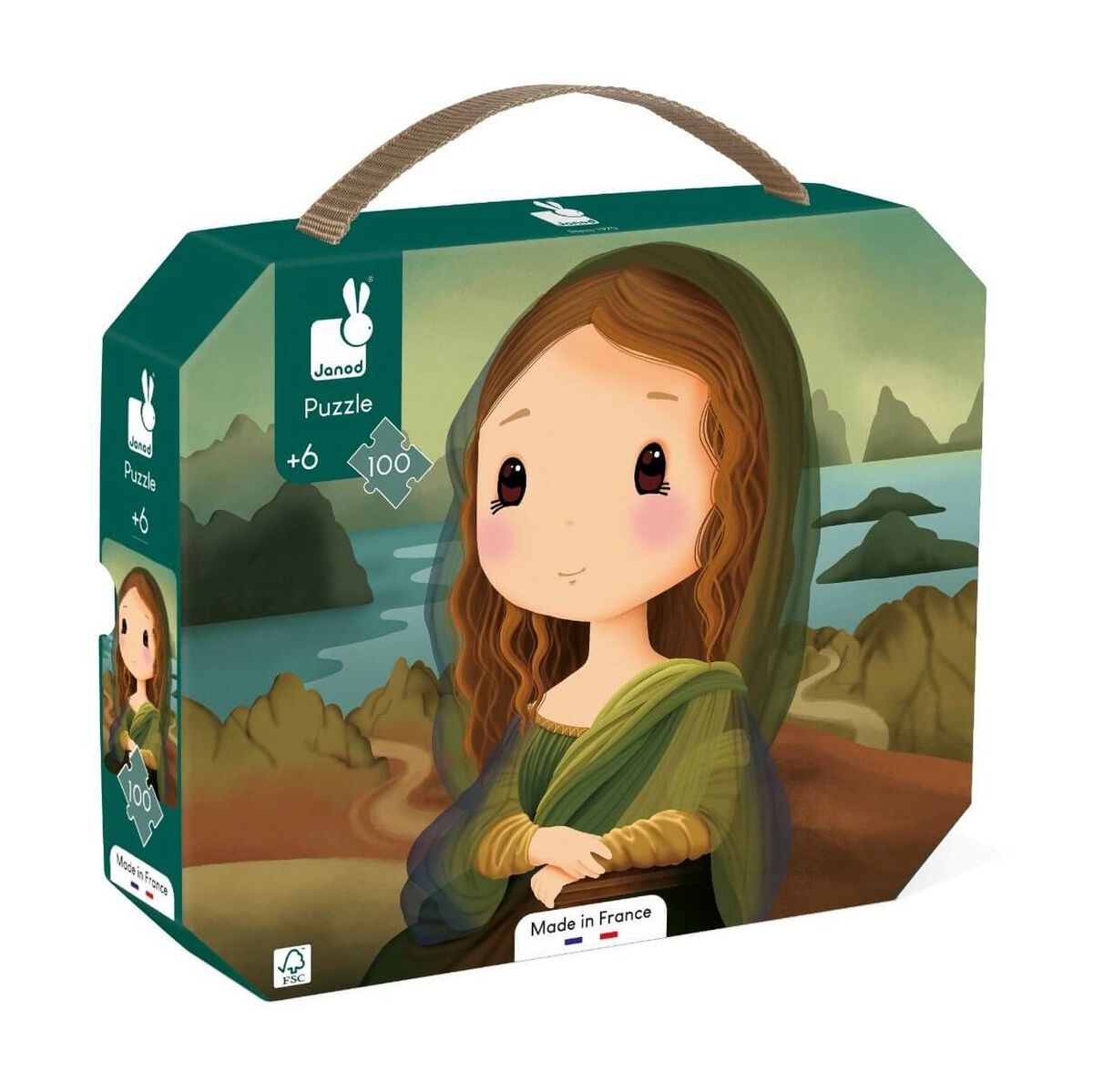 Janod 100 Palan Palapeli Mona Lisa