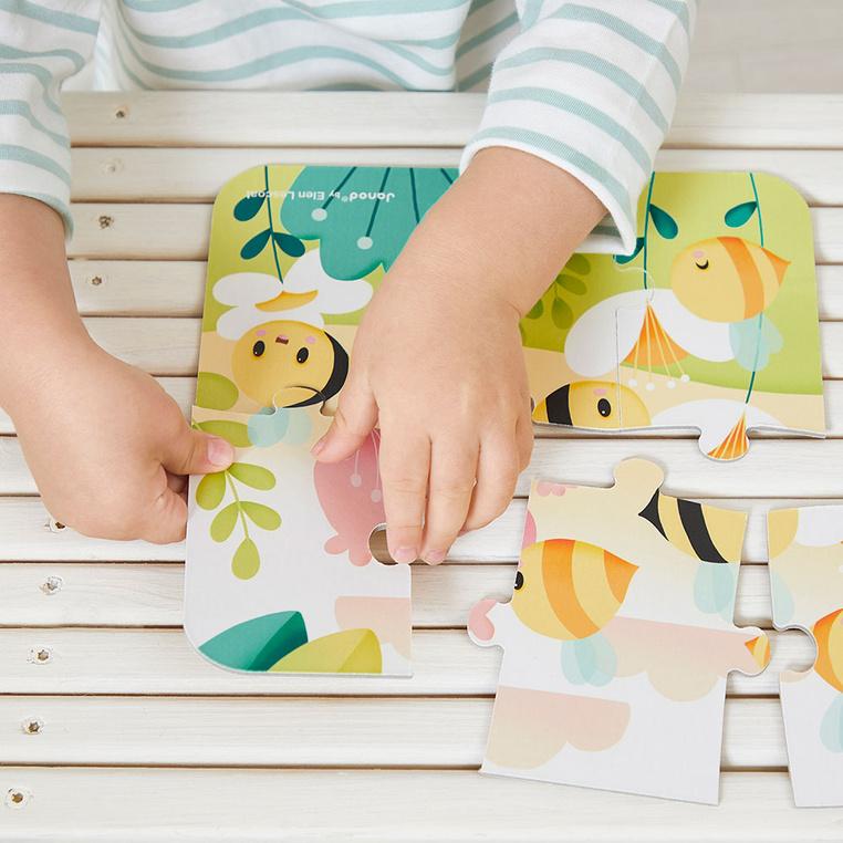 Janod Palapelisalkku 4 Palapeliä Eläimet