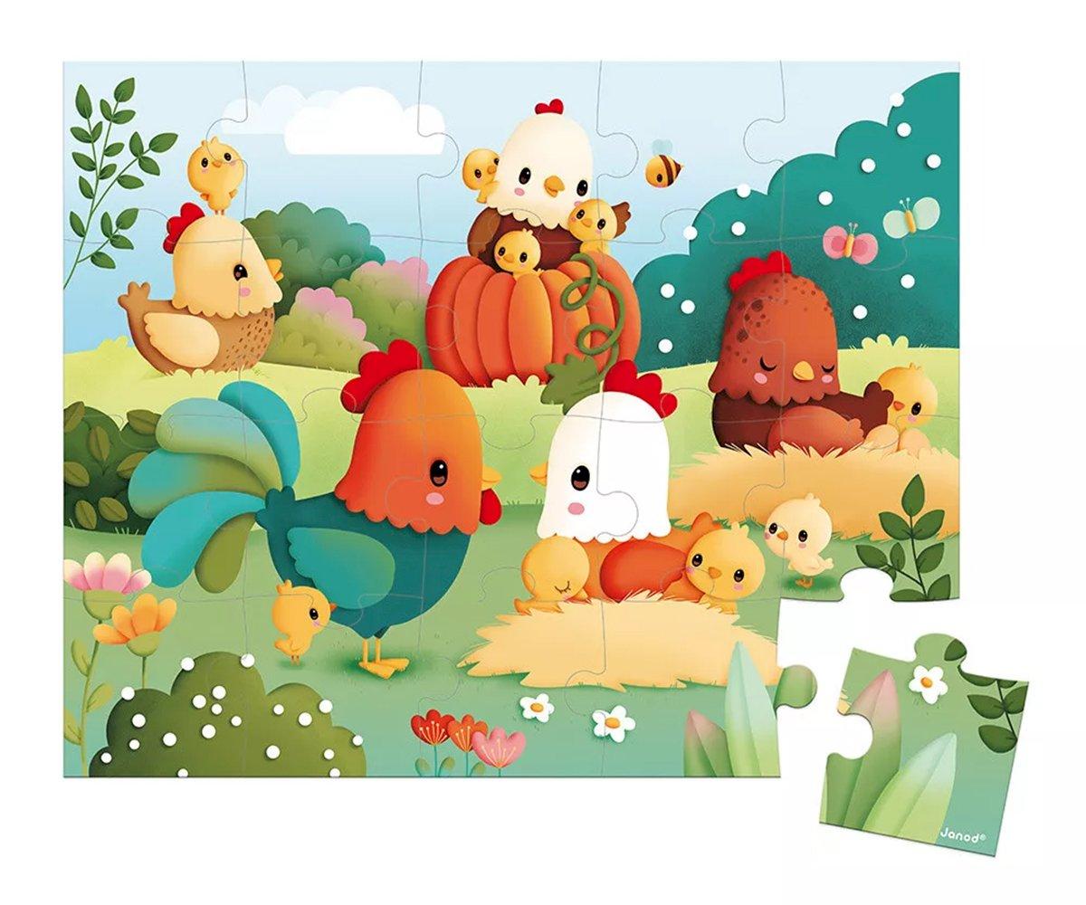 Janod Tervetuloa Maatilalle Palapelisalkku 20 palaa