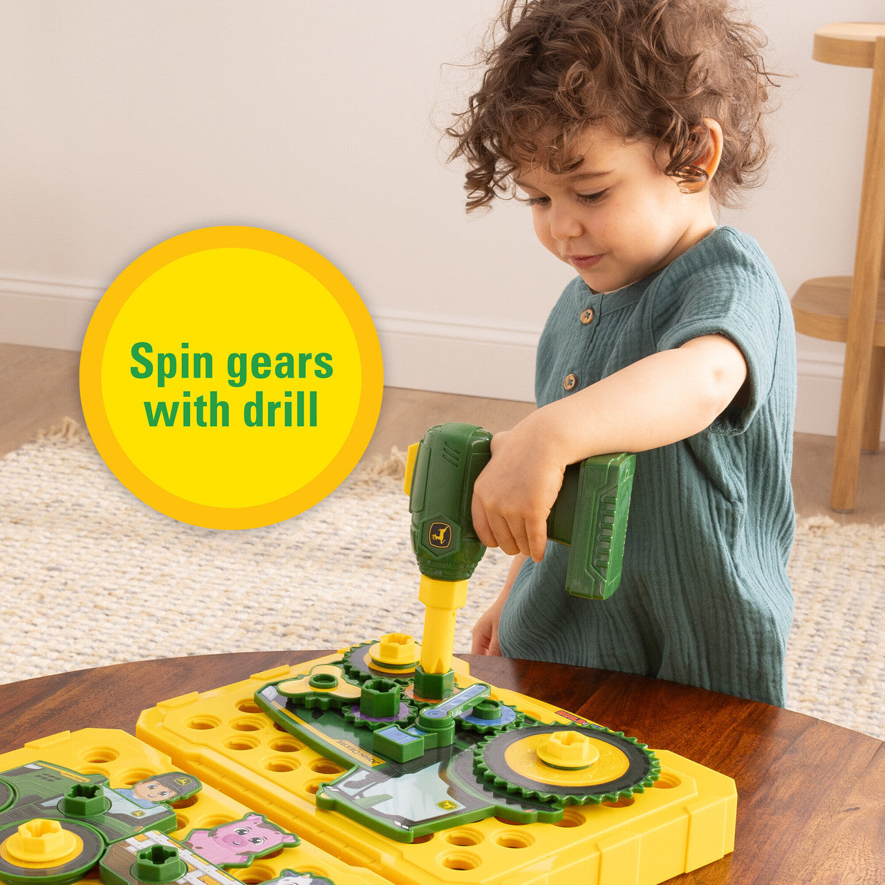 John Deere Build-A-Buddy Activity Board and Drill Aktiviteettilauta ja Pora