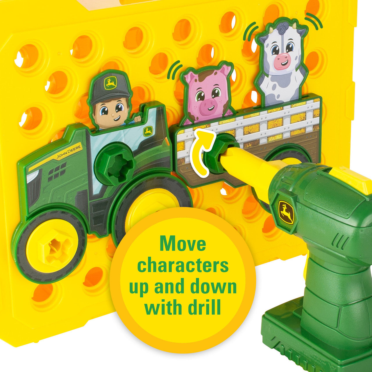 John Deere Build-A-Buddy Activity Board and Drill Aktiviteettilauta ja Pora
