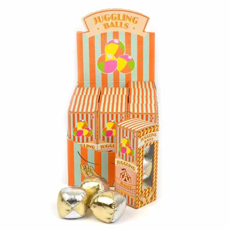 Jongleerauspallot 3 kpl Hopeakulta