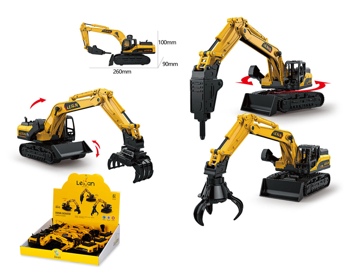 Kaivinkone Pyörivällä Hytillä ja Liikutettavalla Kauhalla 26 cm