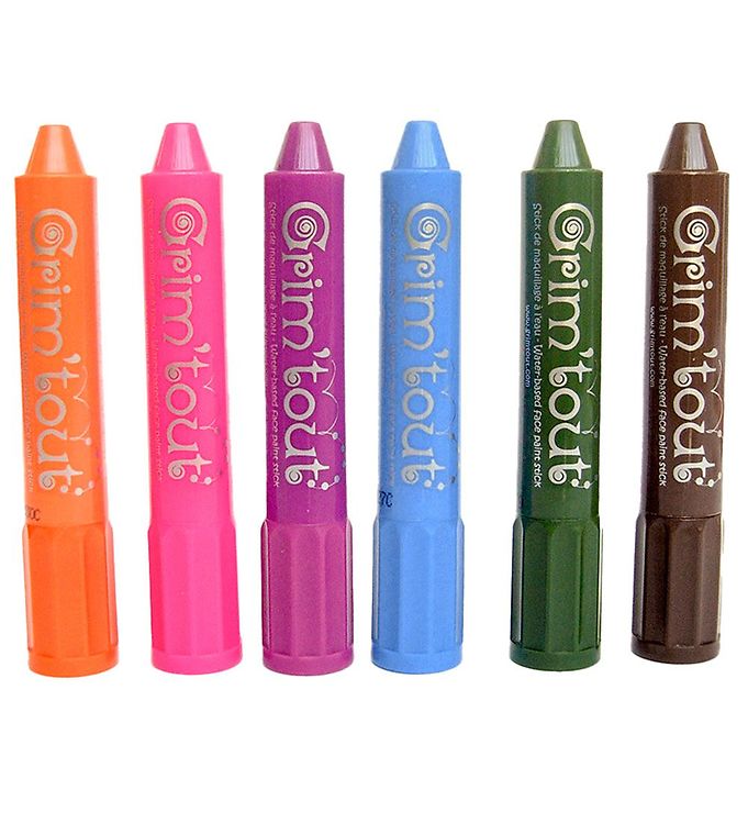 Kasvovärikynä 6 kpl Sateenkaari