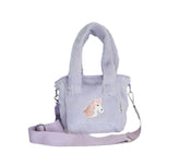 KiS Me Yksisarvinen Lasten Käsilaukku/ Olkalaukku Lila Pörröinen Glitterkuvalla