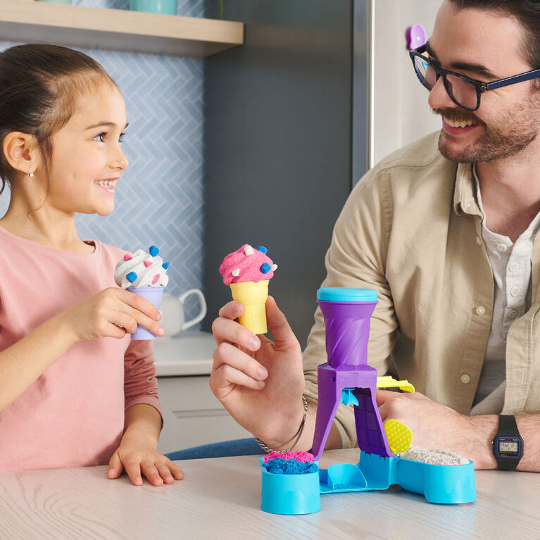 Kinetic Sand Taikahiekka Soft Serve Station Setti