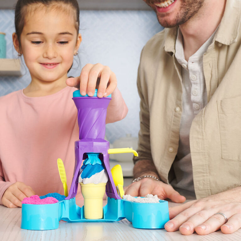 Kinetic Sand Taikahiekka Soft Serve Station Setti