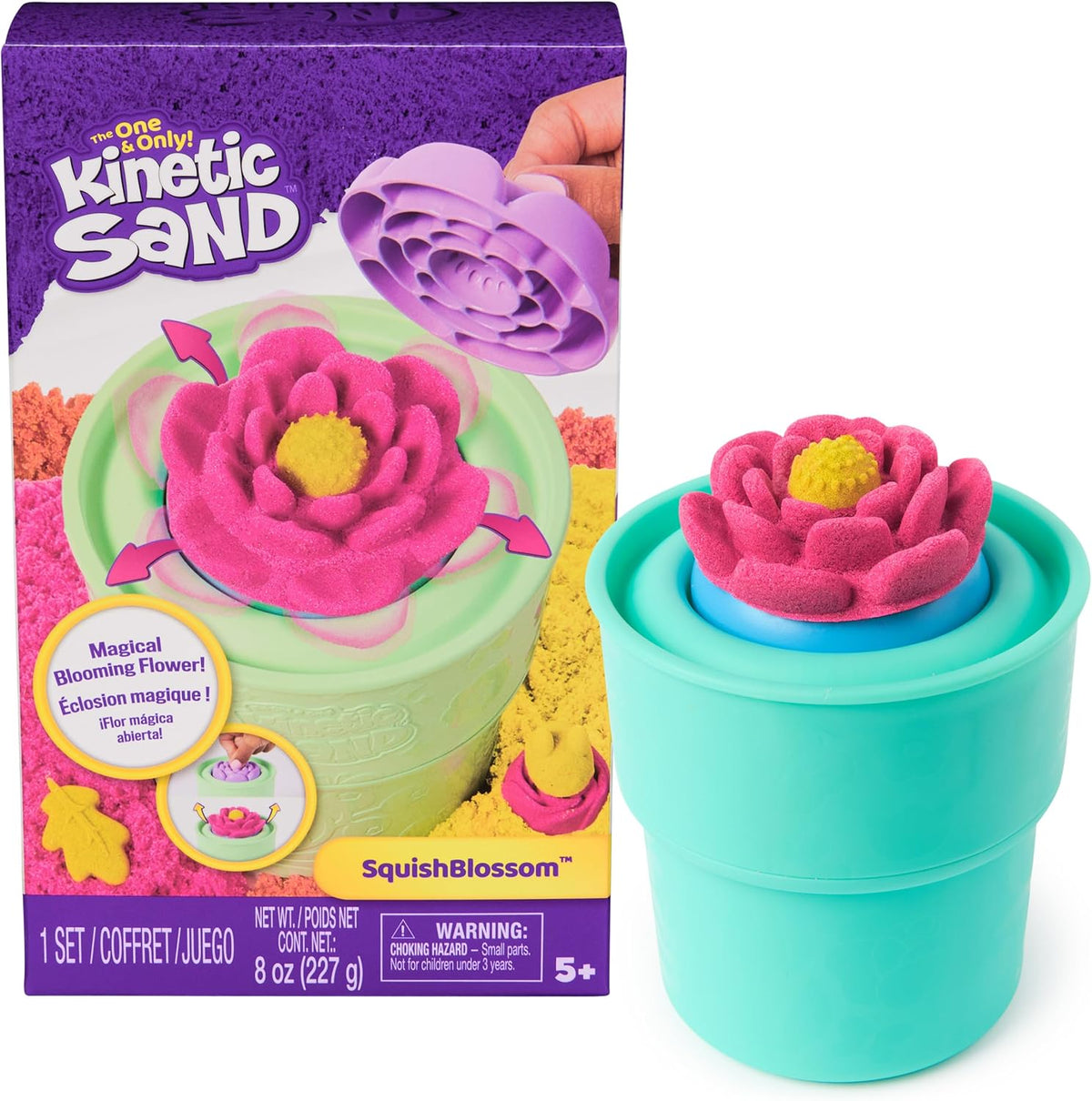 Kinetic Sand Taikahiekka Squish Blossom