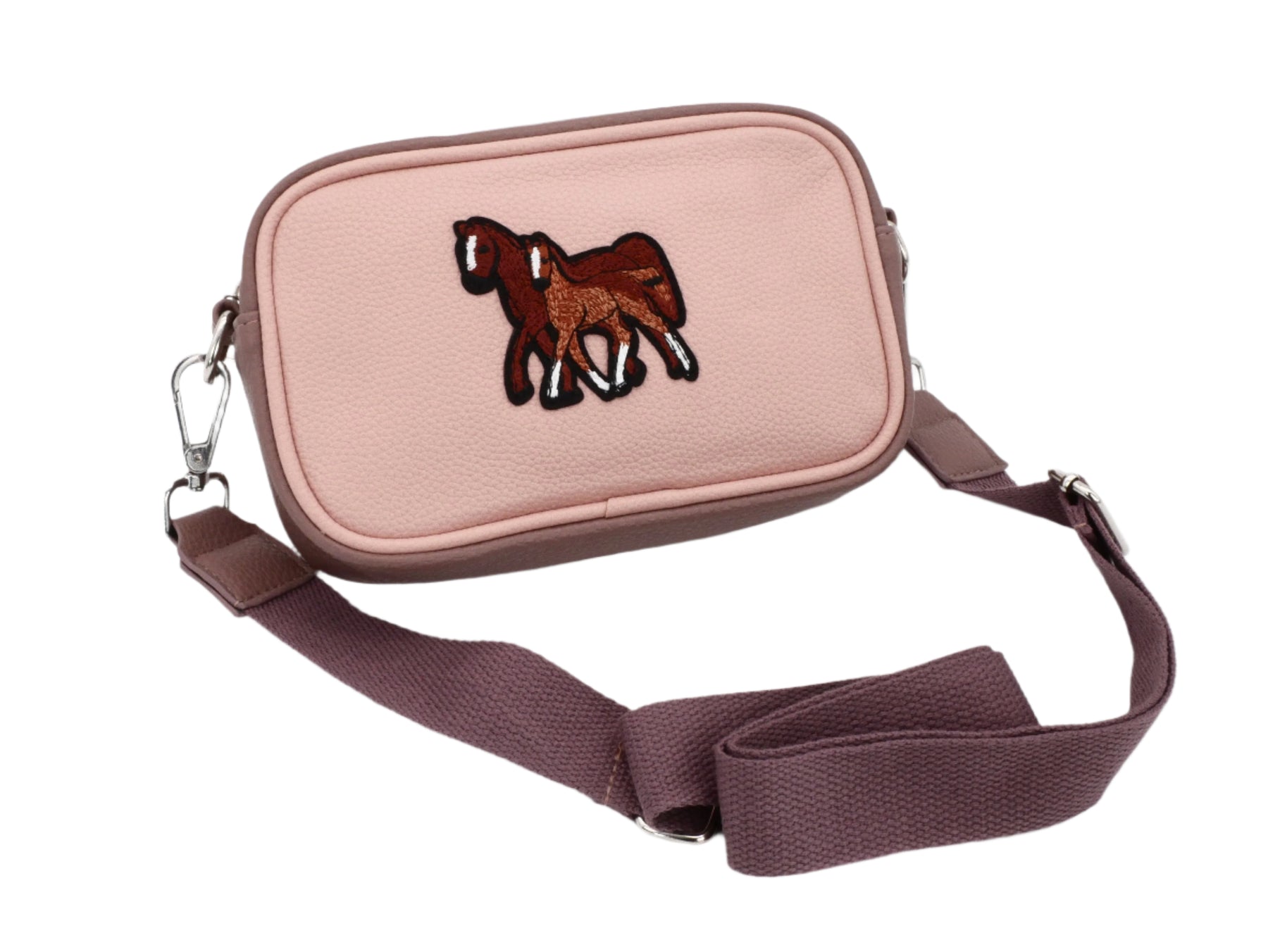 Kis Me Lasten Olkalaukku Hevosen Kohokuvalla ja Säädettävällä Hihnalla