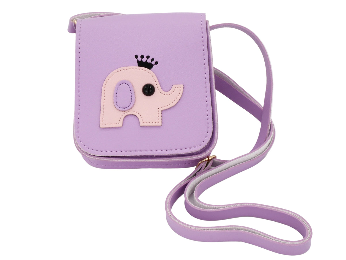 Kis Me Lasten Olkalaukku Norsu Lila 10x13 cm