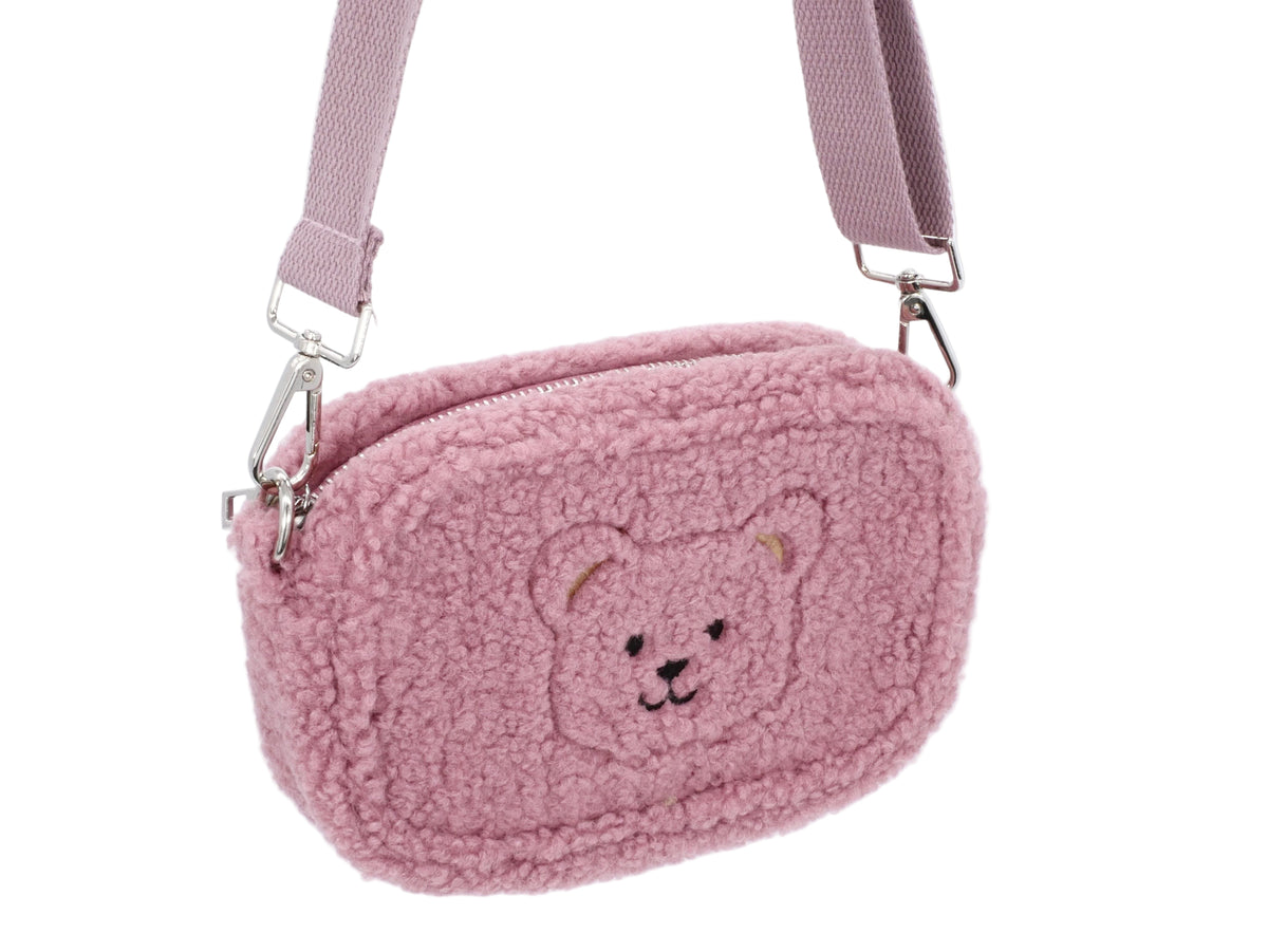 Kis Me Lasten Olkalaukku/Vyölaukku Pörröinen Nalle Marjapuuro