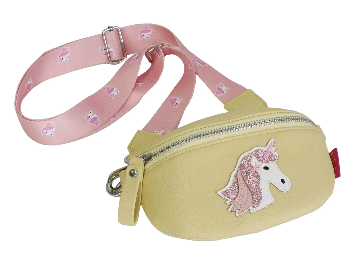 Kis Me Lasten Olkalaukku/Vyölaukku Yksisarvinen Keltainen