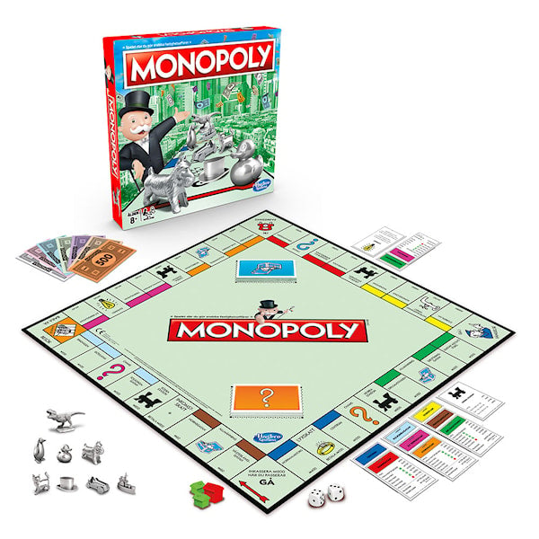 Klassinen Monopoly Tukholma Refresh (sis. sormustin) Ruotsinkielinen