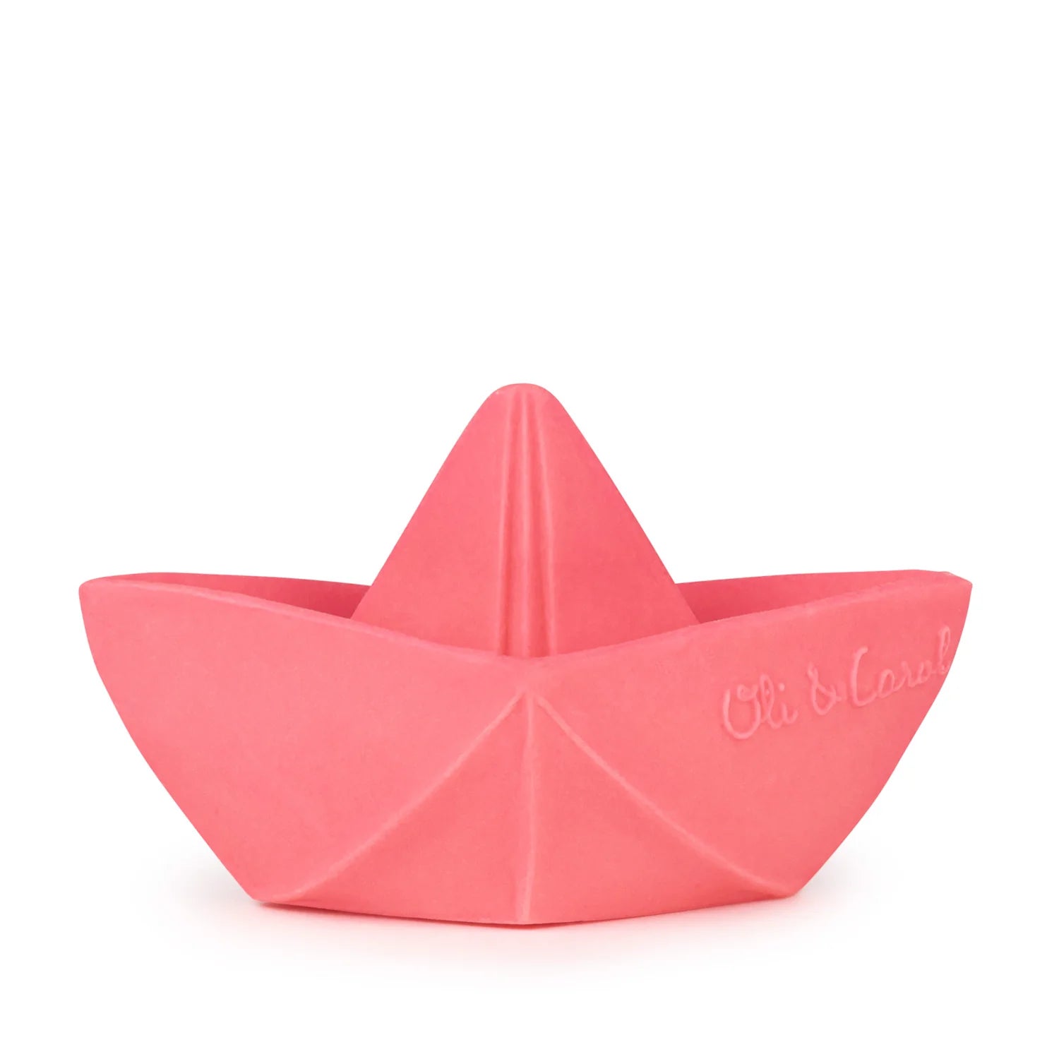 Oli & Carol Luonnonkumi Origami Kylpyvene Pinkki