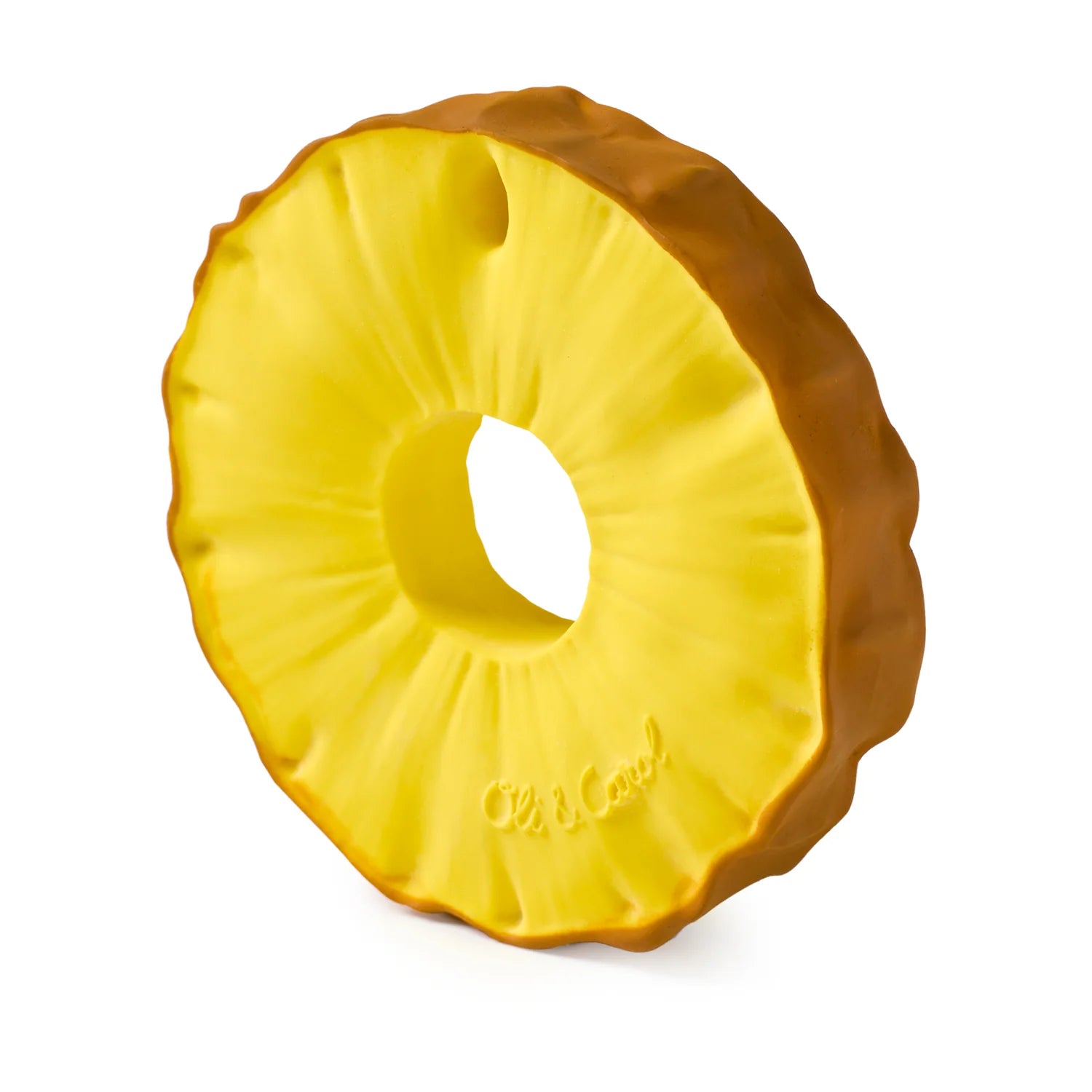 Oli & Carol Luonnonkumi Kylpylelu/Purulelu Ananas