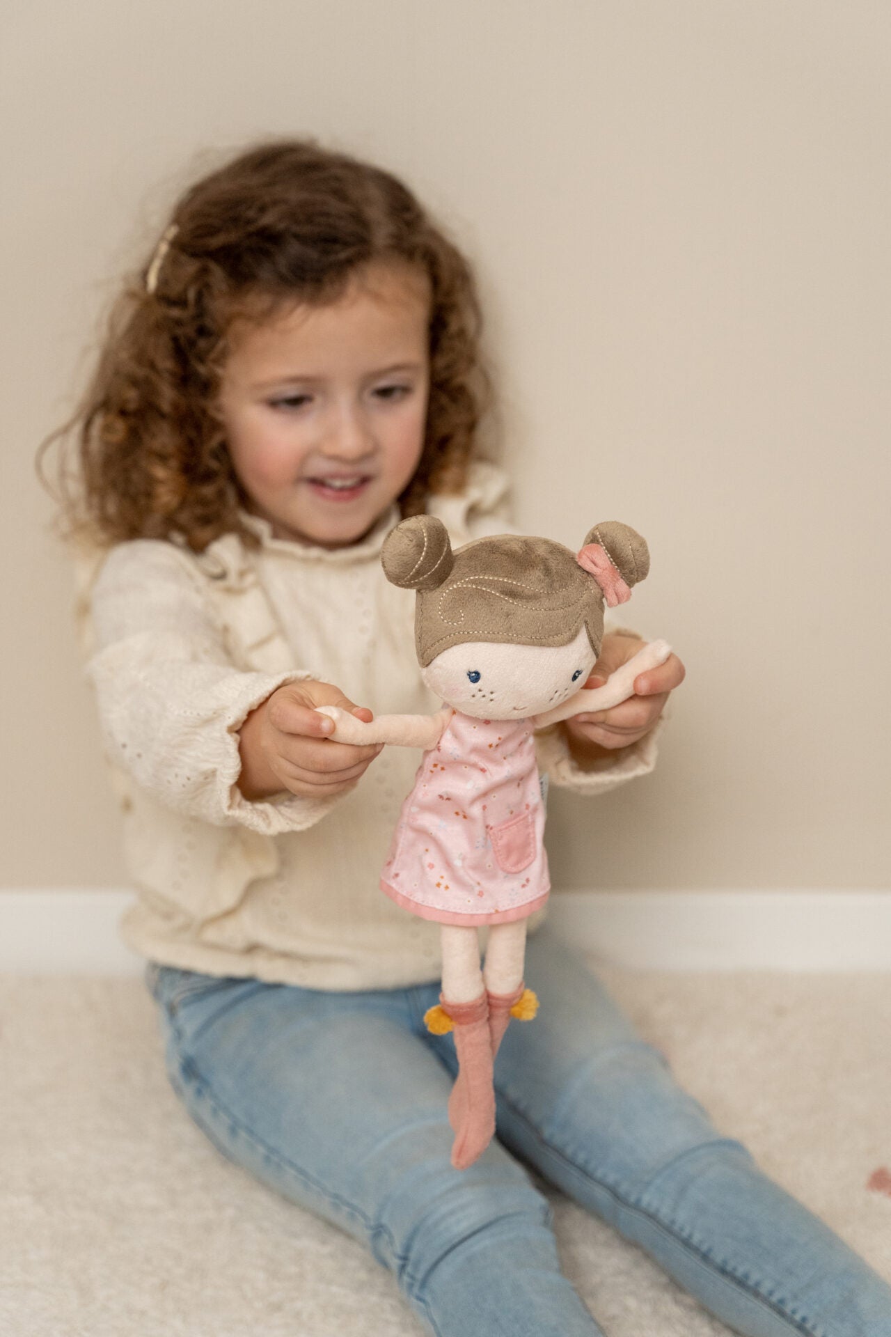 Little Dutch Pehmeä Tyttönukke Rosa 35cm