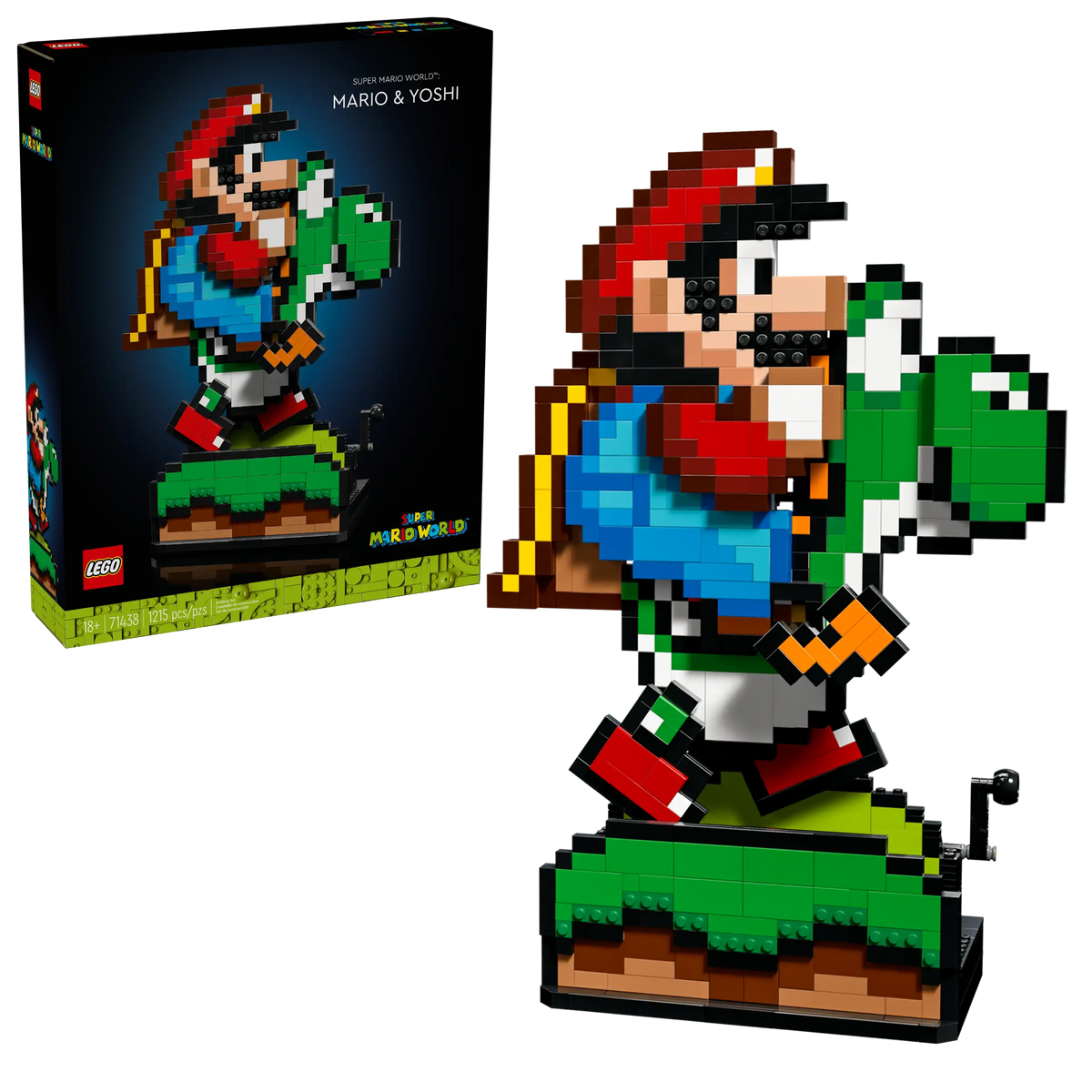 LEGO 71438 Super Mario World Mario ja Yoshi