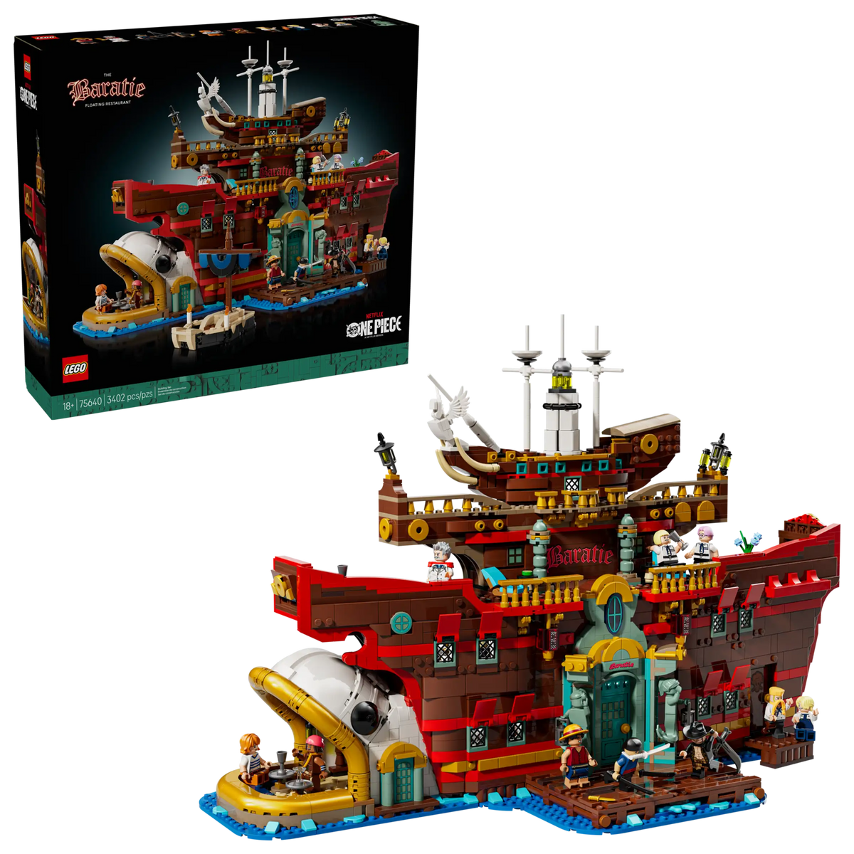 LEGO 75640 One Piece Kelluva Ravintola Baratie