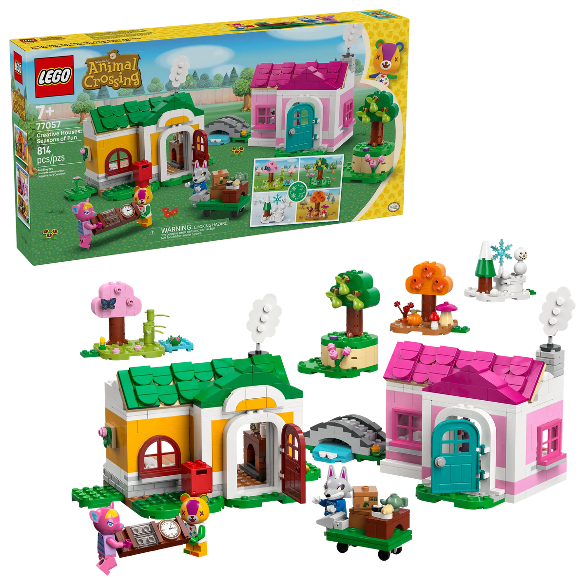LEGO 77057 Animal Crossing Luovat Talot: Hauskat Vuodenajat