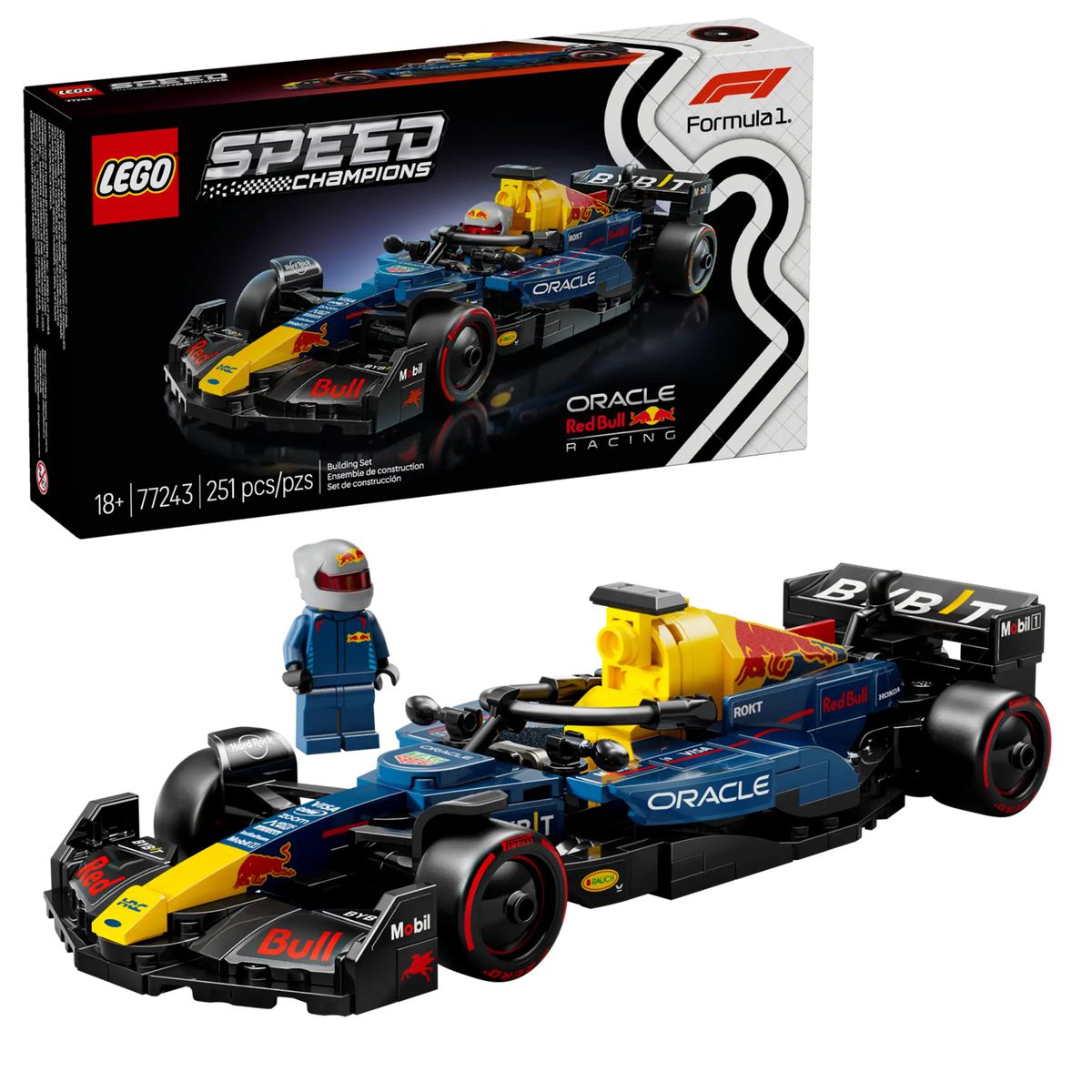 LEGO 77243 Oracle Red Bull Racing RB20 F1® ‑kilpa-auto