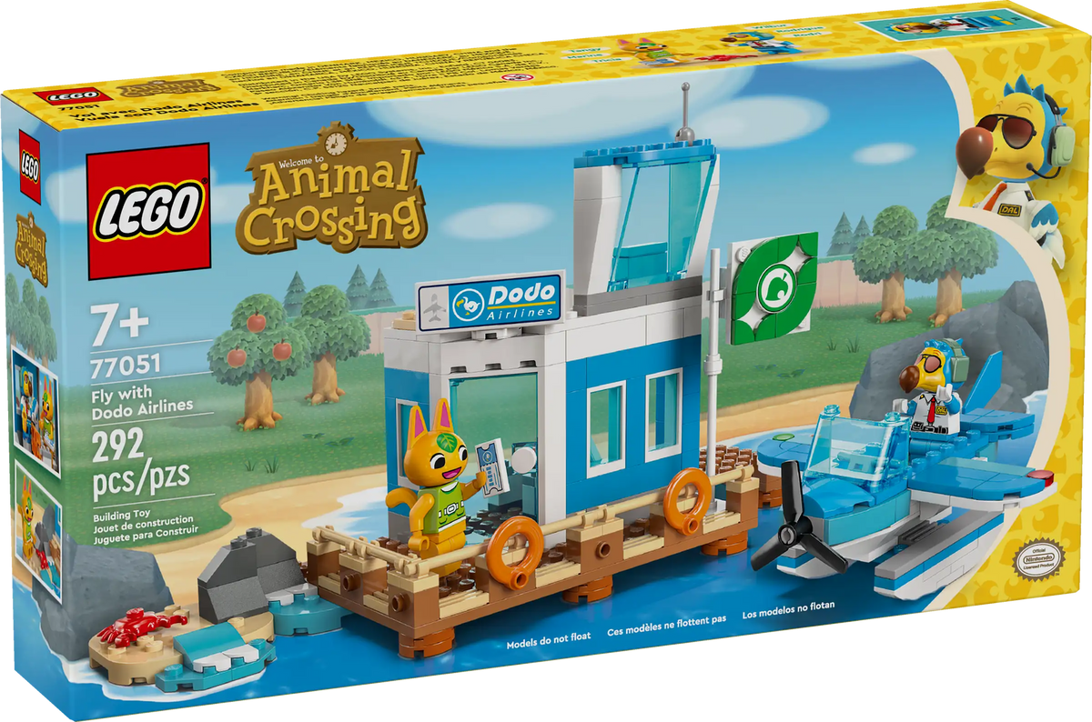 LEGO Animal Crossing 77051 Dodo Airlines Kutsuu Lennolle