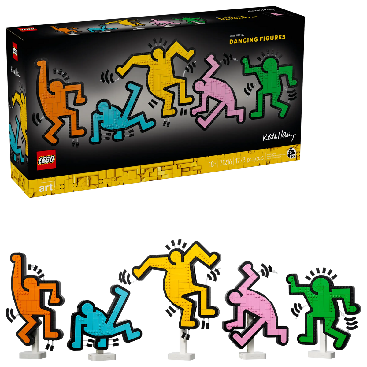 LEGO Art 31216 Keith Haring – Tanssivat hahmot