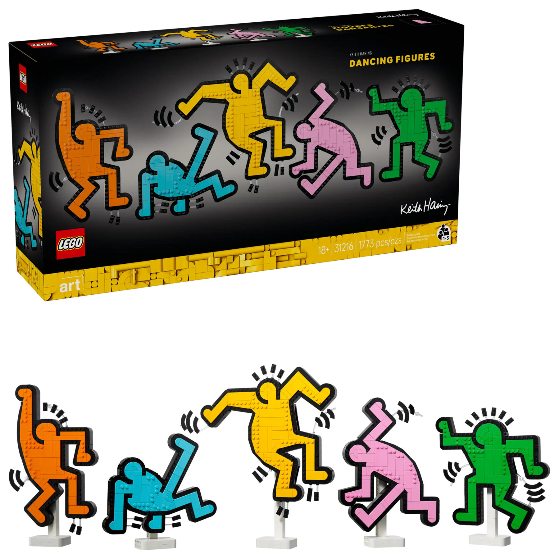 LEGO Art 31216 Keith Haring – Tanssivat hahmot