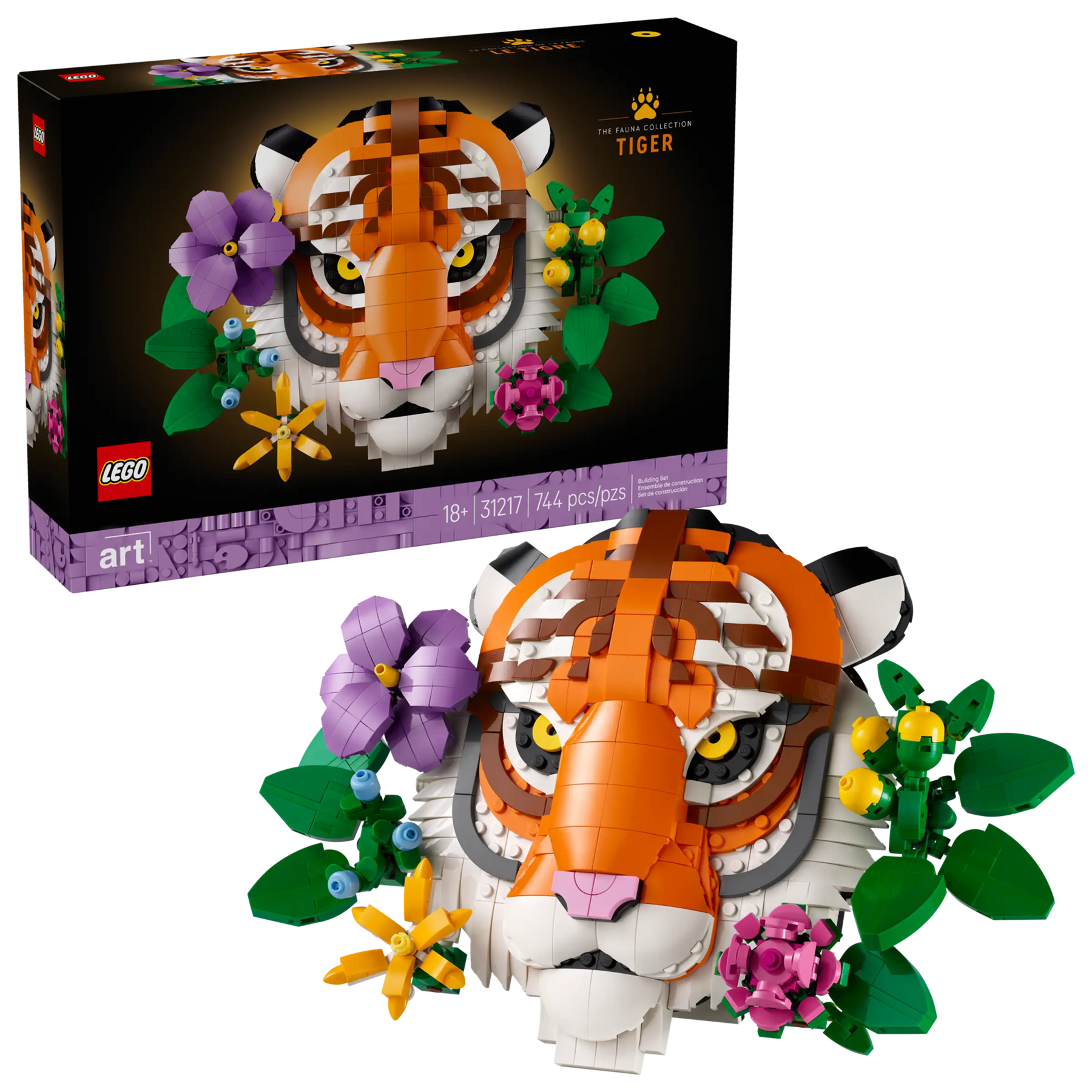 LEGO Art 31217 The Fauna Collection – Tiikeri