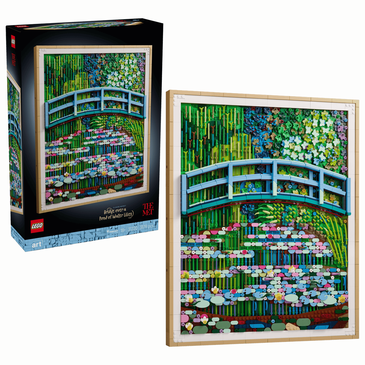 LEGO Art 31220 Claude Monet Lummelampi