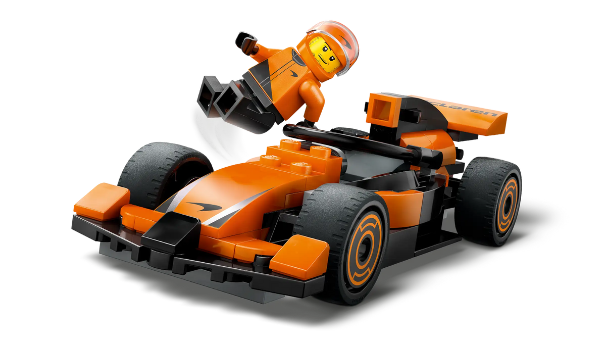 LEGO City 60442 F1®-kuljettaja ja McLaren-kilpa-auto