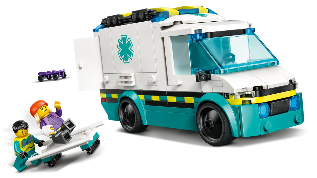 LEGO City 60451 Ambulanssi Hälytysajoihin