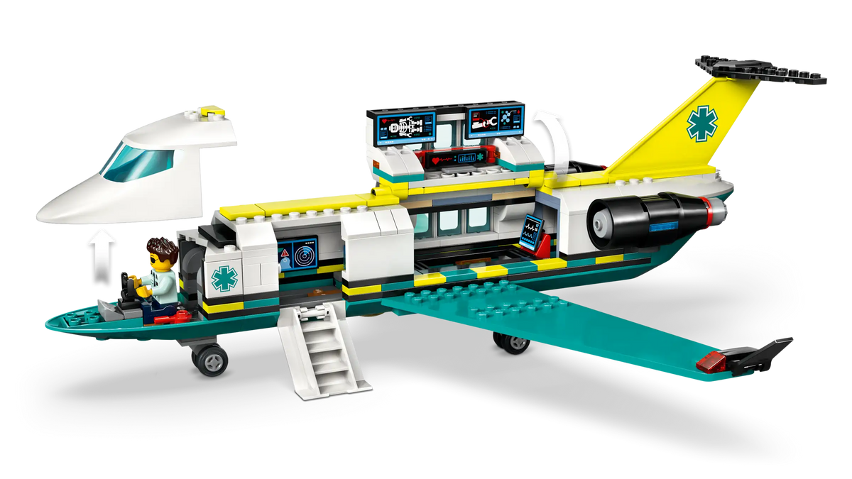 LEGO City 60465 Pelastuslaitoksen Ambulanssilentokone