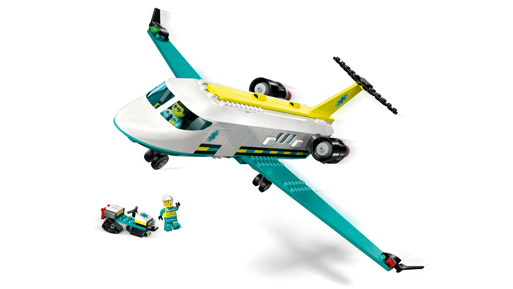 LEGO City 60465 Pelastuslaitoksen Ambulanssilentokone