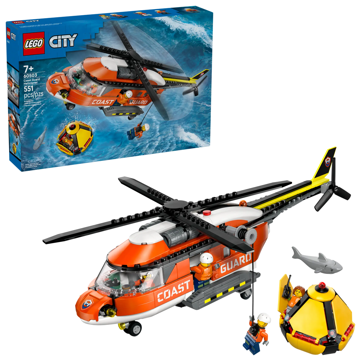 LEGO City 60503 Rannikkovartioston Helikopteri