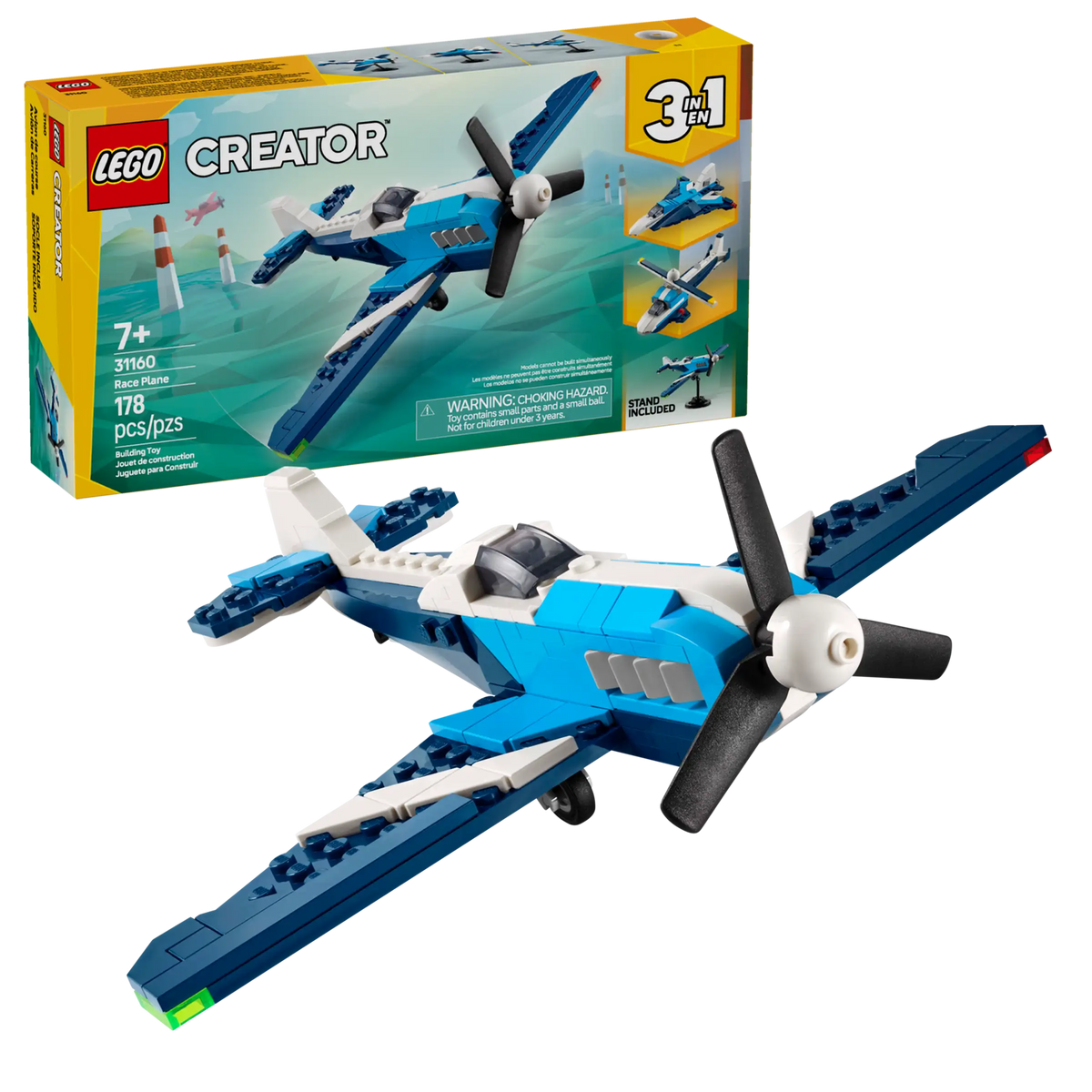 LEGO Creator 31160 Ilma-alus: Kilpalentokone