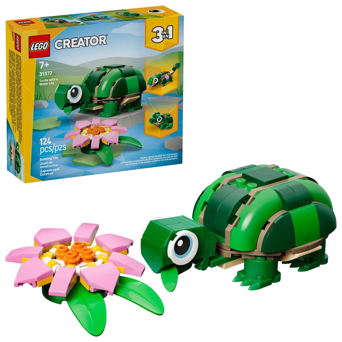 LEGO Creator 31377 Kilpikonna ja Lumpeenkukka