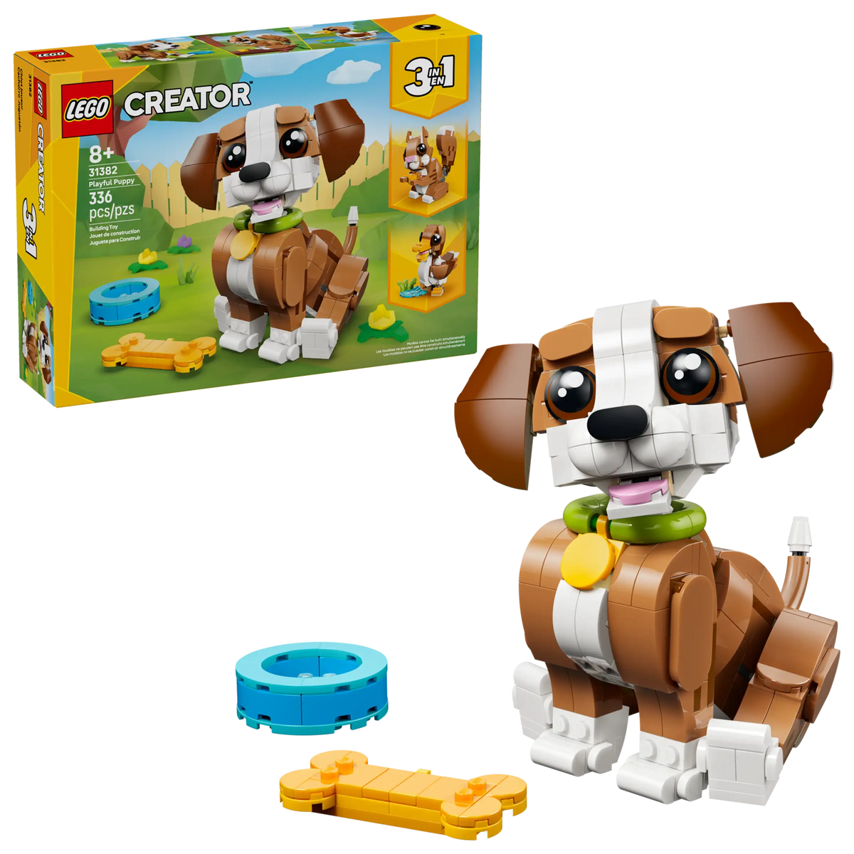 LEGO Creator 31382 Söpöt Eläimet: Leikkisä Koiranpentu