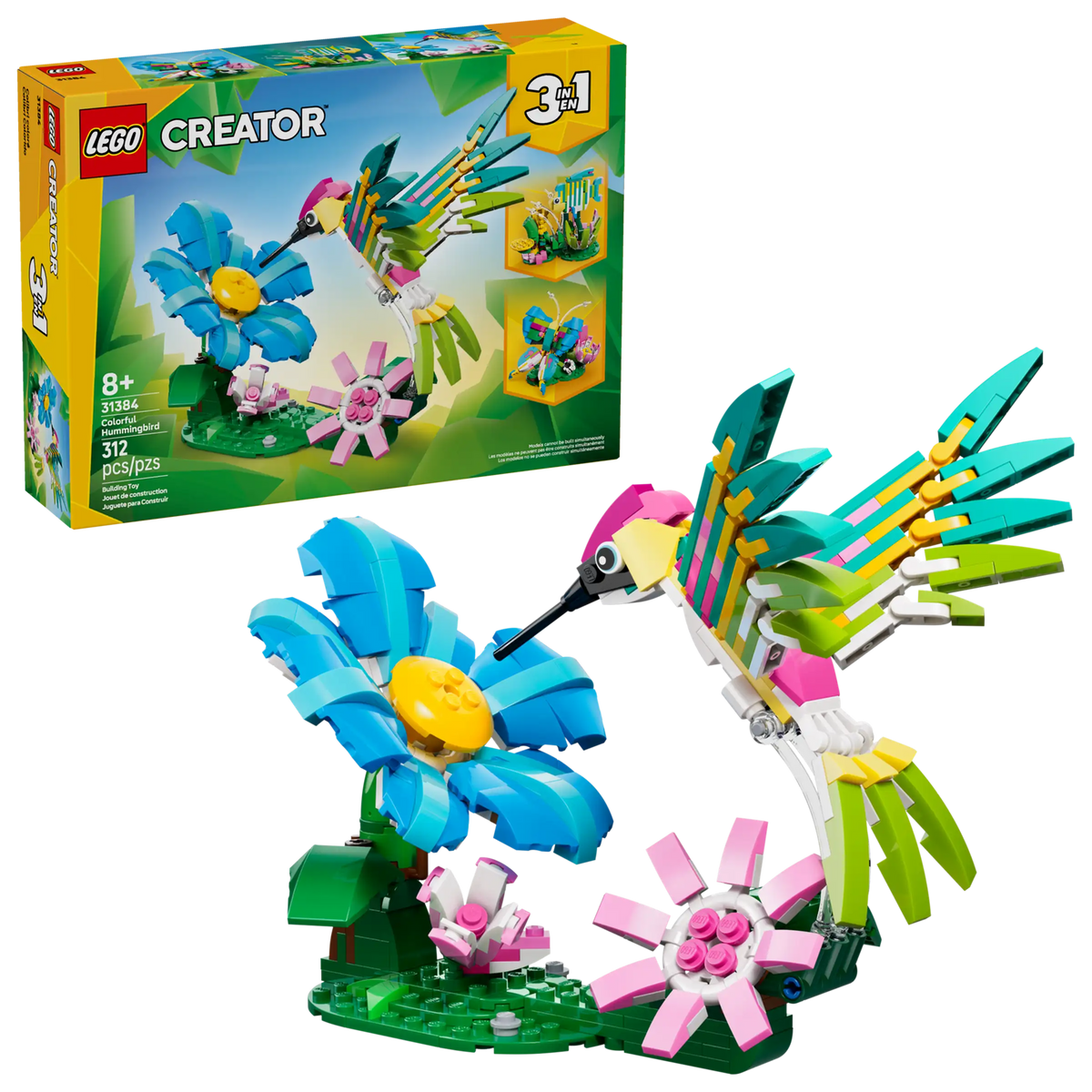 LEGO Creator 31384 Villieläimet: Värikäs Kolibri