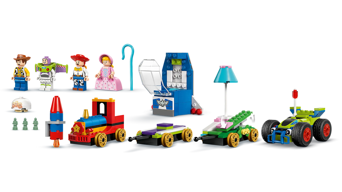LEGO Disney 43264 Toy Story -juhlavuoden Juna ja Radio-ohjattava Auto