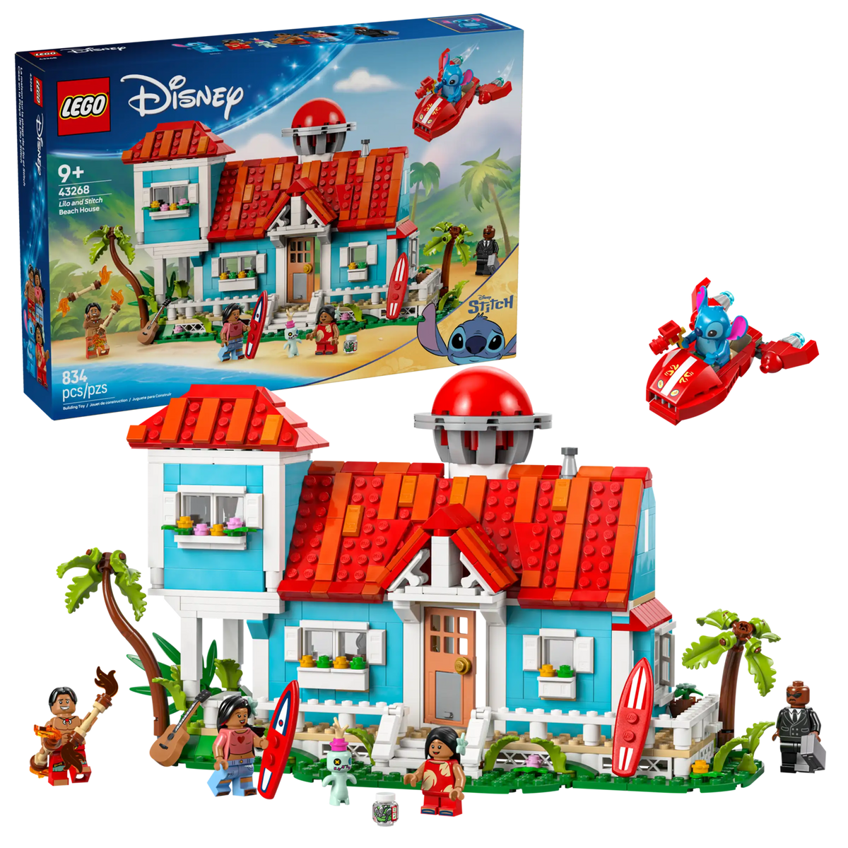 LEGO Disney 43268 Lilon ja Stitchin Rantatalo