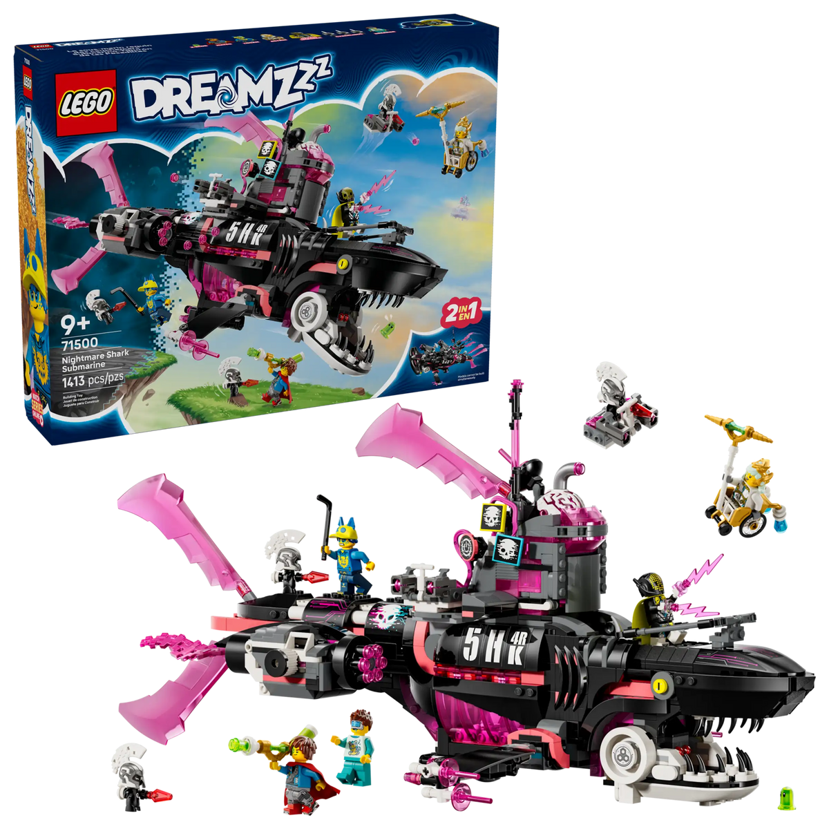 LEGO Dreamzzz 71500 Painajaisten Haisukellusvene